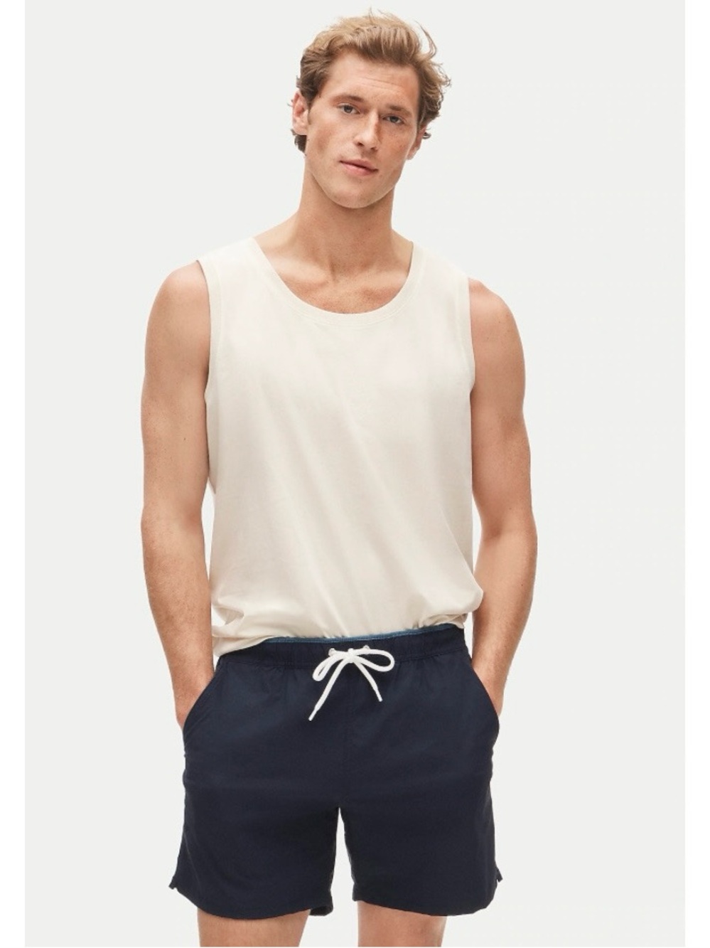 NWT J. Crew Tall Broken-in Tank Top Natural